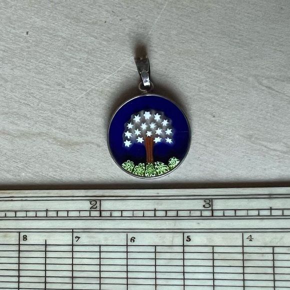 Murano Glass Millefiori Pendant - Picture 1 of 2
